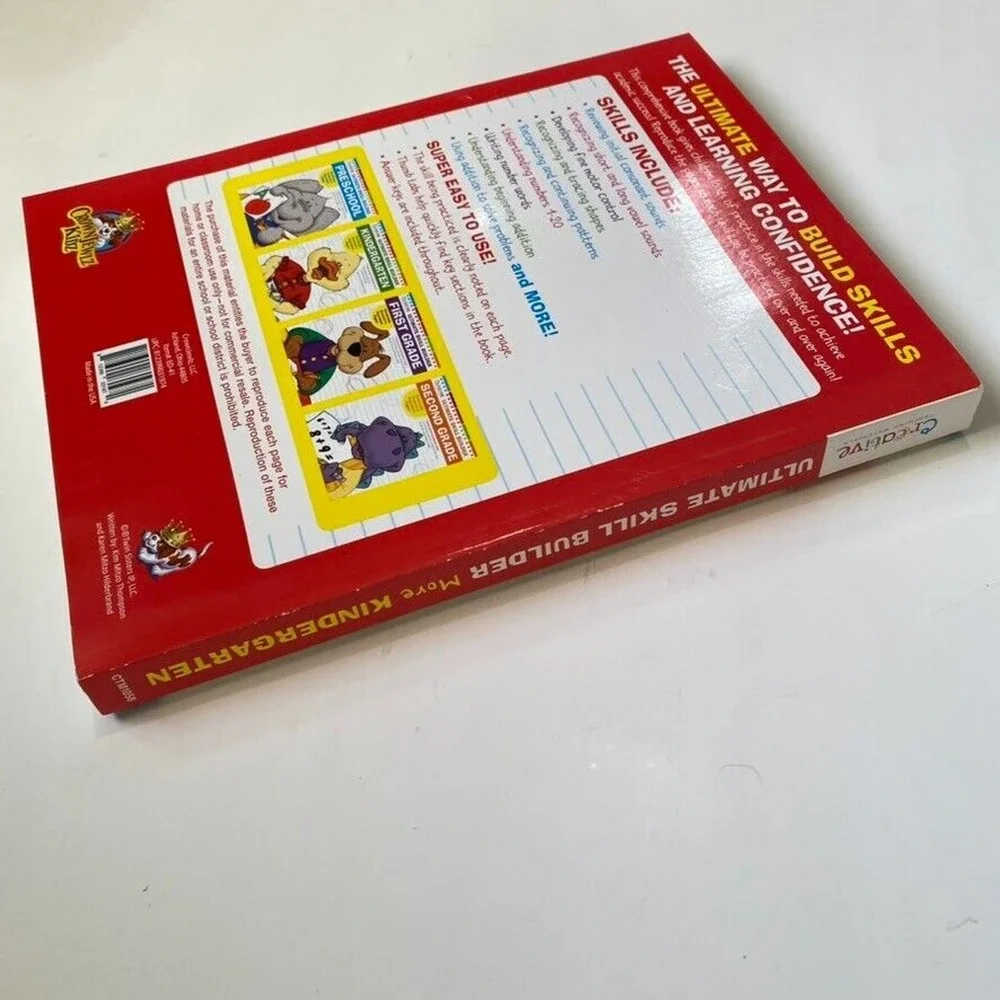 Kindergarten Ultimate Skill Builder Educational Workbook